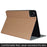 For Blackview Tab 7 WiFi PU Leather Shockproof Shell Stand Business Tablet Cover - Black - 4
