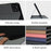 For Blackview Tab 7 WiFi PU Leather Shockproof Shell Stand Business Tablet Cover - Black - 5