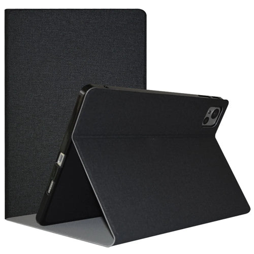For Blackview Tab 13 Business Tablet Case PU Leather Stand Flip Cover - Black - 1