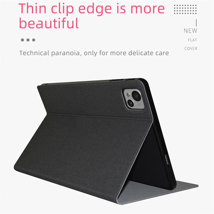 For Blackview Tab 13 Business Tablet Case PU Leather Stand Flip Cover - Black - 4