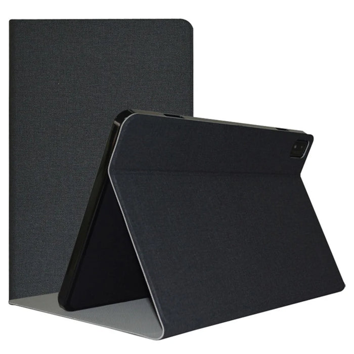 For Blackview Tab 16 Business Slim Tablet Case PU Leather Stand Protective Cover - Black - 1