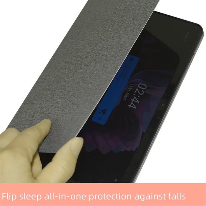 For Blackview Tab 16 Business Slim Tablet Case PU Leather Stand Protective Cover - Black - 3