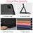 For Blackview Tab 16 Business Slim Tablet Case PU Leather Stand Protective Cover - Black - 5