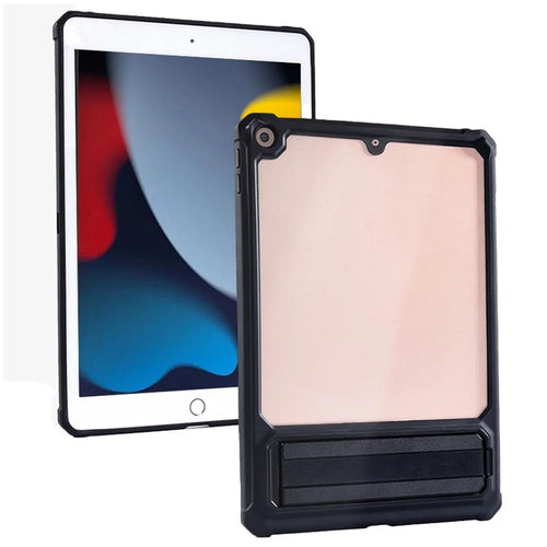 For iPad 10.2 (2021) / (2019) / (2020) TPU+PC Tablet Case Air Cushion Protective Kickstand Cover with Pencil Holder - 1