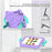Tablet Case for Samsung Galaxy Tab A8 10.5 (2021) / (2022) Kickstand EVA+PC Cover - Light Purple+Mint Green - 3