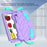 Tablet Case for Samsung Galaxy Tab A8 10.5 (2021) / (2022) Kickstand EVA+PC Cover - Light Purple+Mint Green - 6