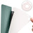 For Lenovo Tab M10 Plus (3rd Gen) Tri-Fold Stand Tablet Case Transparent Back PU Leather Flip Cover with Pencil Holder - Midnight Green - 5
