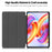 For Teclast T50 Tri-fold Stand Shell Auto Sleep  /  Wake Tablet Case PU Leather Full Protective Cover - Black - 2