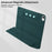 AHASTYLE IP03 Tablet Case for iPad Pro 11 (2018) / (2020) / (2021) / (2022) / iPad Air (2020) / (2022) PU Leather Tri-fold Stand Magnetic Cover - Midnight Green - 3