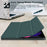 AHASTYLE IP03 Tablet Case for iPad Pro 11 (2018) / (2020) / (2021) / (2022) / iPad Air (2020) / (2022) PU Leather Tri-fold Stand Magnetic Cover - Midnight Green - 5