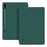 For Samsung Galaxy Tab S7+ PU Leather Tablet Case Stand Magnetic Protecitve Cover - Green - 6