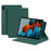 For Samsung Galaxy Tab S8 / S7 PU Leather Magnetic Tablet Case Stand Auto Sleep / Wake Cover - Green - 1