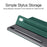For Samsung Galaxy Tab S8 / S7 PU Leather Magnetic Tablet Case Stand Auto Sleep / Wake Cover - Green - 5
