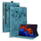 For Samsung Galaxy Tab S9 Ultra / S8 Ultra Card Slots Leather Tablet Case Stand Imprinted Flower Cat Tablet Cover - Green - 1