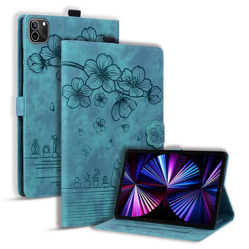 Leather Case for iPad Air (2020) / (2022) / iPad Pro 11 (2018) / (2020) / (2021) / (2022) Card Holder Stand Tablet Cover - Green - 1