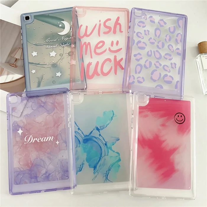 For Samsung Galaxy Tab A7 10.4 (2020) / (2022) / T500 / T505 Protective Case Pattern Printing TPU + PC Tablet Cover - Style E - 6