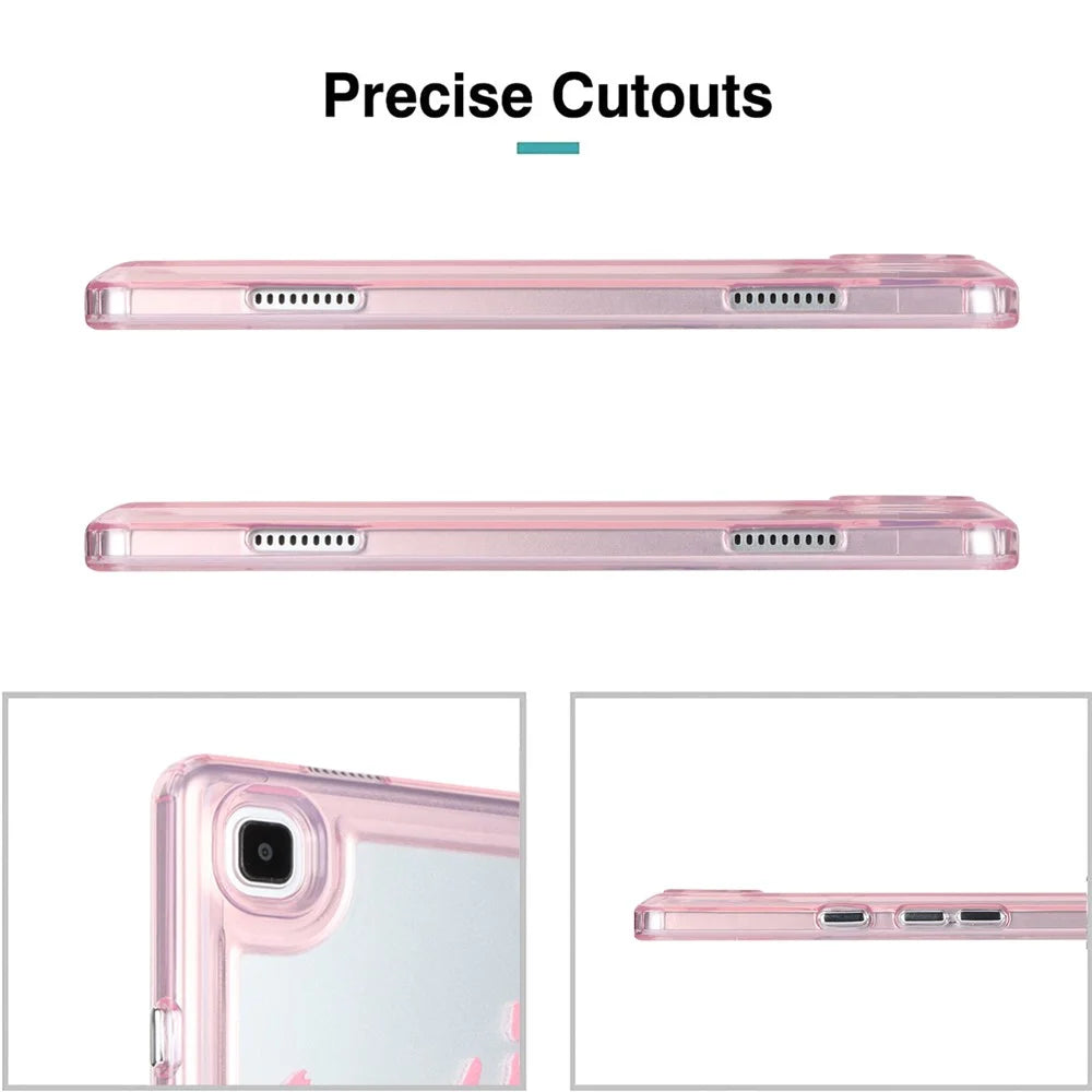 For Samsung Galaxy Tab A7 Lite 8.7-inch T225 / T220 Shockproof Cover Pattern Printing TPU + PC Tablet Case - Style E - 7