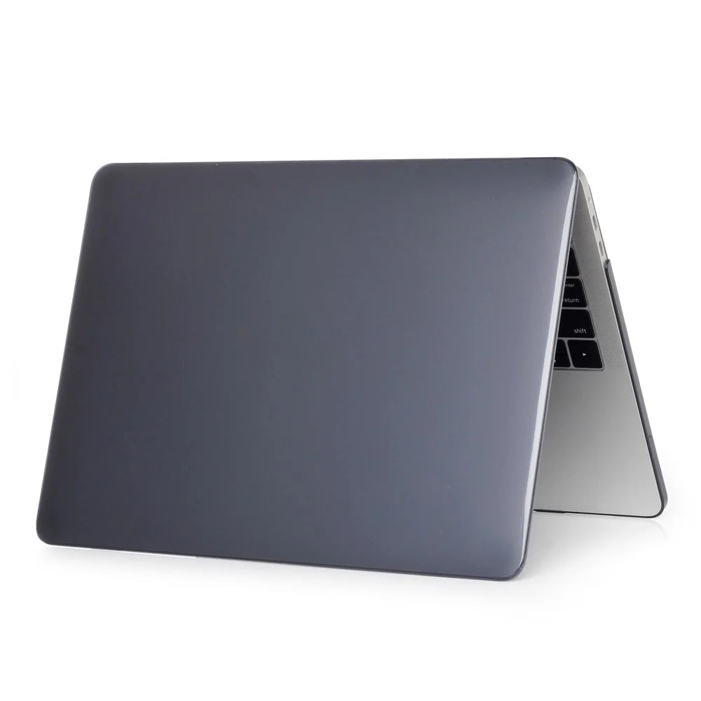 For Macbook Air 15 inch (2026) A3448 / (2025) A3241 / (2024) A311 / (2023) A2941 Laptop Case Transparent Hard PC Protective Cover - Black - 2