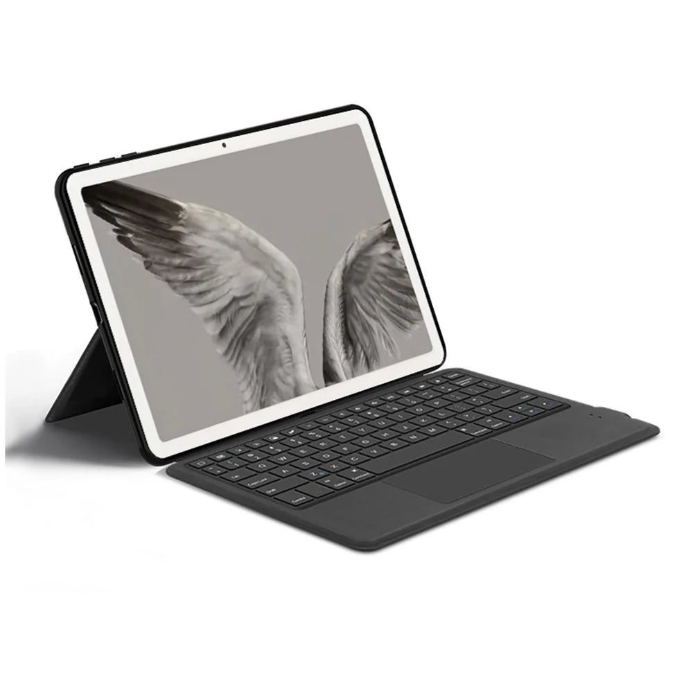 For Google Pixel Tablet Leather Case + Touchpad Bluetooth-compatible Keyboard - 5