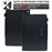 Tablet Case for Amazon Fire Max 11 , Card Holder Cowhide Texture PU Leather Stand Cover - Black - 6