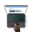 For Google Pixel Tablet Leather Case + Touchpad Bluetooth-compatible Keyboard with Backlit - 5