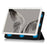 For Google Pixel Tablet Trifold Stand Magnetic Leather Tablet Cover Pen Holder Case with Hole for Charger Speaker Dock - Black - 3