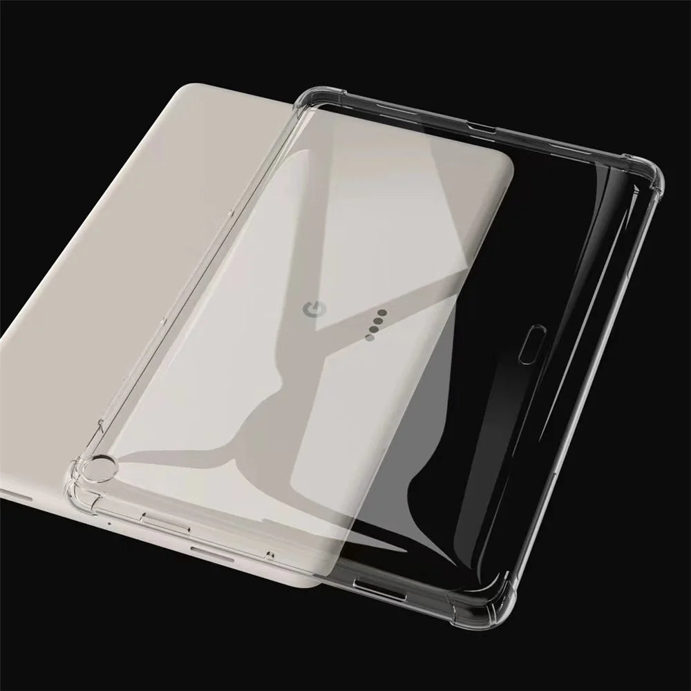 Transparent Tablet Case for Google Pixel Tablet , Reinforced Corners Anti-drop Soft TPU Cover - 3
