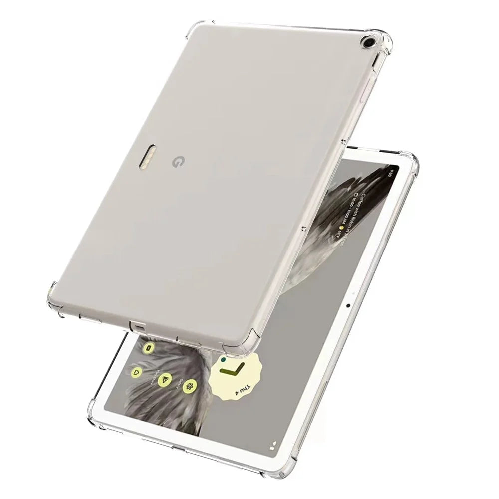Transparent Tablet Case for Google Pixel Tablet , Reinforced Corners Anti-drop Soft TPU Cover - 5