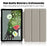 Pattern Printed Shockproof Case for Google Pixel Tablet Tri-fold Stand PU Leather Tablet Cover - Graffiti - 3