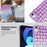 For iPad (2025) / 10.9 (2022) Shockproof TPU Case Braided Gradient Glitter Anti-Drop Tablet Protector - Purple / Blue - 4