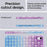 For iPad (2025) / 10.9 (2022) Shockproof TPU Case Braided Gradient Glitter Anti-Drop Tablet Protector - Purple / Blue - 5