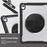 Kickstand Tablet Case for iPad (2025) / 10.9 (2022) Rotary Hand Strap TPU+PC Tablet Cover - Black - 4