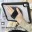 Kickstand Tablet Case for iPad (2025) / 10.9 (2022) Rotary Hand Strap TPU+PC Tablet Cover - Black - 7