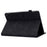 For Amazon Fire Max 11 Stand Folio Tablet Case Microfiber Leather Iron Tower Imprinted Smart Cover with Card Slot - Black - 4