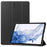 For Samsung Galaxy Tab S10 FE / S9 FE / S9 Tri-Fold Stand Folio Case PU Leather Auto Wake / Sleep Tablet Cover - Black - 1