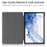 For Samsung Galaxy Tab S10 FE / S9 FE / S9 Tri-Fold Stand Folio Case PU Leather Auto Wake / Sleep Tablet Cover - Black - 2