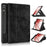 Tablet Case for Samsung Galaxy Tab S10+ Wi-Fi SM-X820 SM-X826B / Tab S9+ SM-X810 (Wi-Fi), SM-X816B (5G Global), SM-X818U (5G US) Leather Rotary Stand Cover - Black - 1