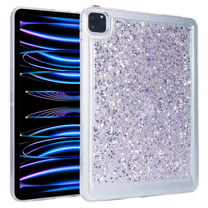 For iPad Pro 11 (2018) / (2020) / (2021) / (2022) Glitter Tablet Case TPU + PC Protective Tablet Cover - Style A - 1