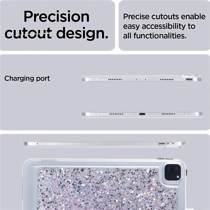 For iPad Pro 11 (2018) / (2020) / (2021) / (2022) Glitter Tablet Case TPU + PC Protective Tablet Cover - Style A - 6