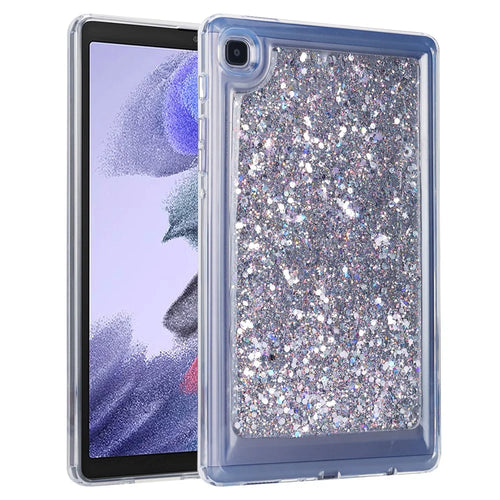For Samsung Galaxy Tab A7 Lite 8.7-inch T225 / T220 Anti-drop Protective Tablet Case Glitter TPU + PC Cover - Style A - 1