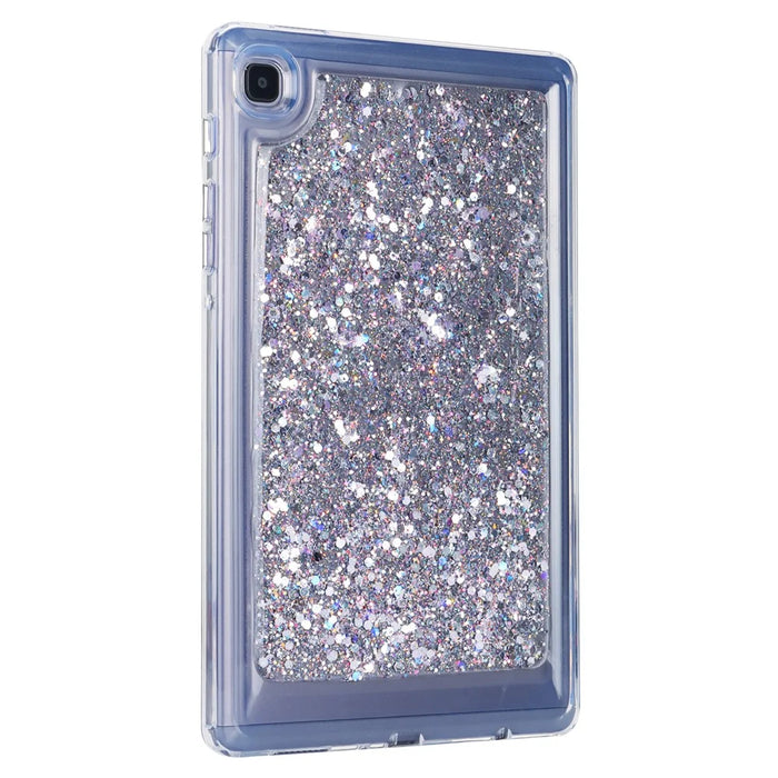 For Samsung Galaxy Tab A7 Lite 8.7-inch T225 / T220 Anti-drop Protective Tablet Case Glitter TPU + PC Cover - Style A - 2