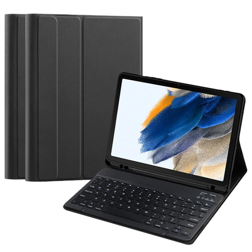 For Samsung Galaxy Tab A8 10.5 (2021) Leather Stand Tablet Case with Detachable Magnetic Wireless Keyboard (Without Touchpad) - 1