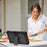 Kickstand Case for TCL Tab 8 LE 9137W / 9132W , Silicone + PC Drop-proof Tablet Cover - Black - 7