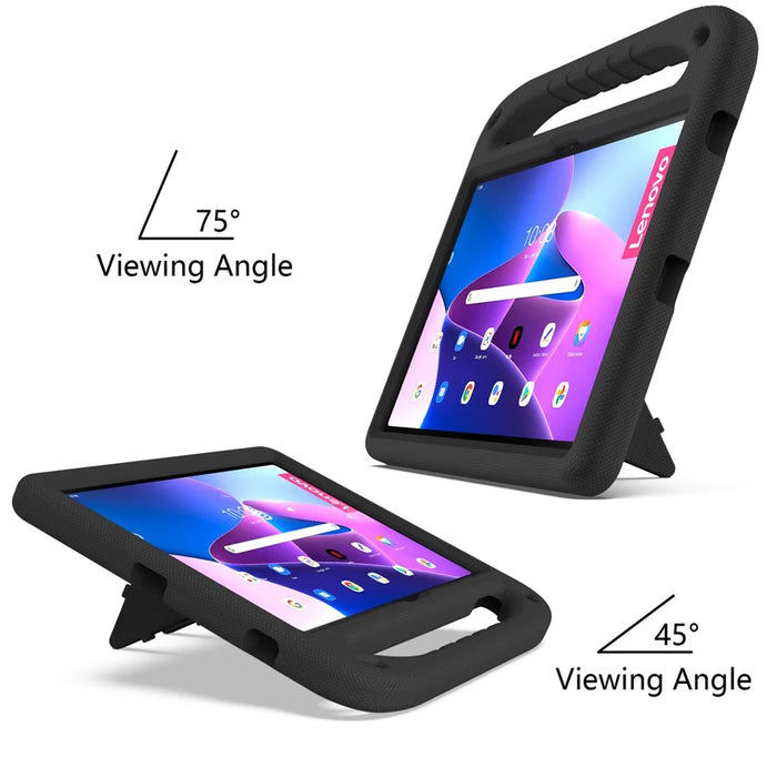 For Lenovo Tab P11 Gen 2 Hand Grip EVA Tablet Case Kickstand Shockproof Tablet Cover - Black - 2