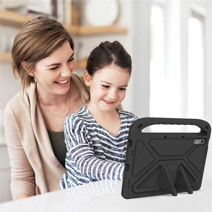 For Lenovo Tab P11 Gen 2 Hand Grip EVA Tablet Case Kickstand Shockproof Tablet Cover - Black - 6