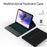 For Samsung Galaxy Tab S10+ / S9+  / S8+ / S7+ / S7 FE Backlight Touchpad Bluetooth-Compatible Keyboard with Pen Slot Leather Tablet Case - 4