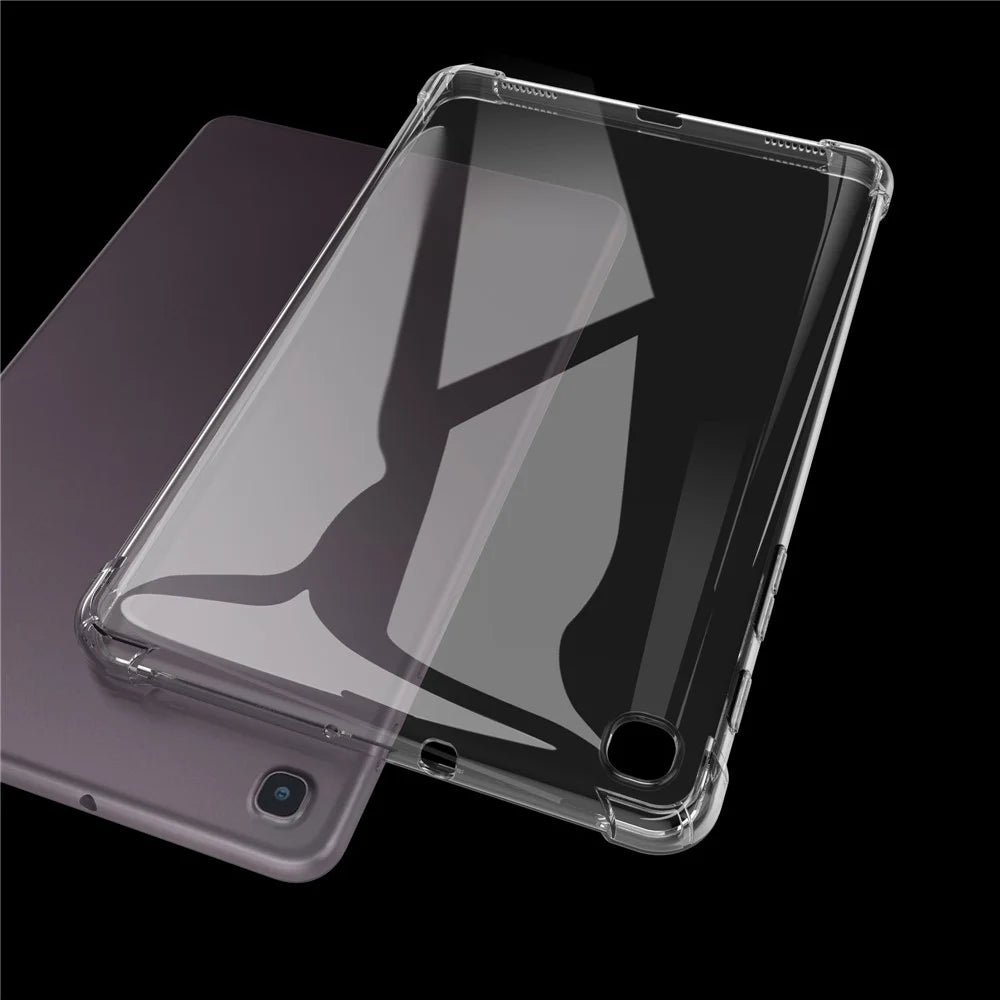 For Samsung Galaxy Tab A7 Lite 8.7-inch TPU Tablet Case Reinforced Corners Anti-drop Transparent Cover - 3