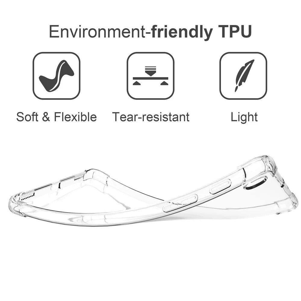 For Samsung Galaxy Tab A7 Lite 8.7-inch TPU Tablet Case Reinforced Corners Anti-drop Transparent Cover - 4