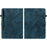 For Samsung Galaxy Tab S10+ / S9+ Imprinted Cute Tiger Pattern Tablet Case PU Leather Card Holder Stand Cover - Dark Blue - 2