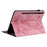 For Samsung Galaxy Tab S10 FE / S9 FE / S9 Stand Folio Case PU Leather Imprinted Cards Holder Tablet Cover - Pink - 4